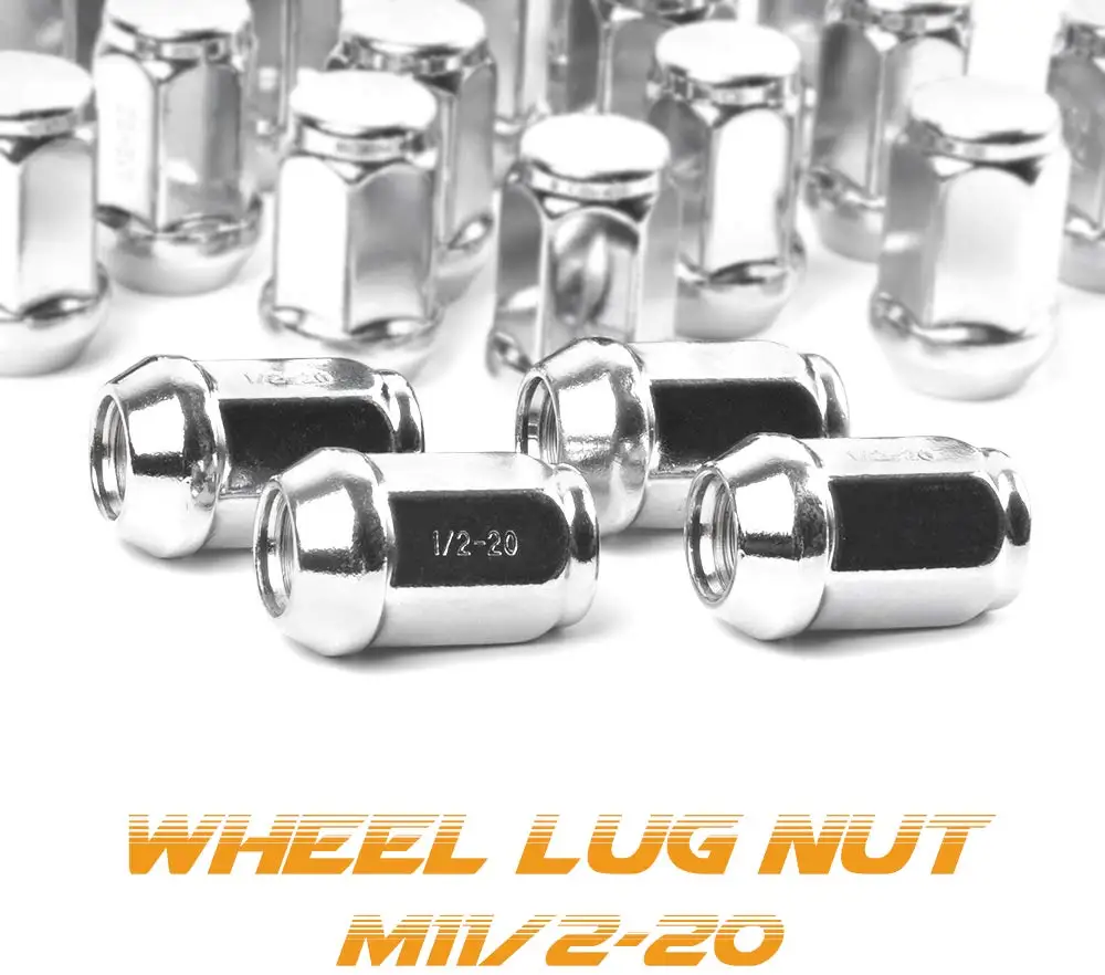 Гайки Partsworld 1/2 20 для Wrangler/Liberty/Grand Cherokee послепродажное колесо шт. хромированные