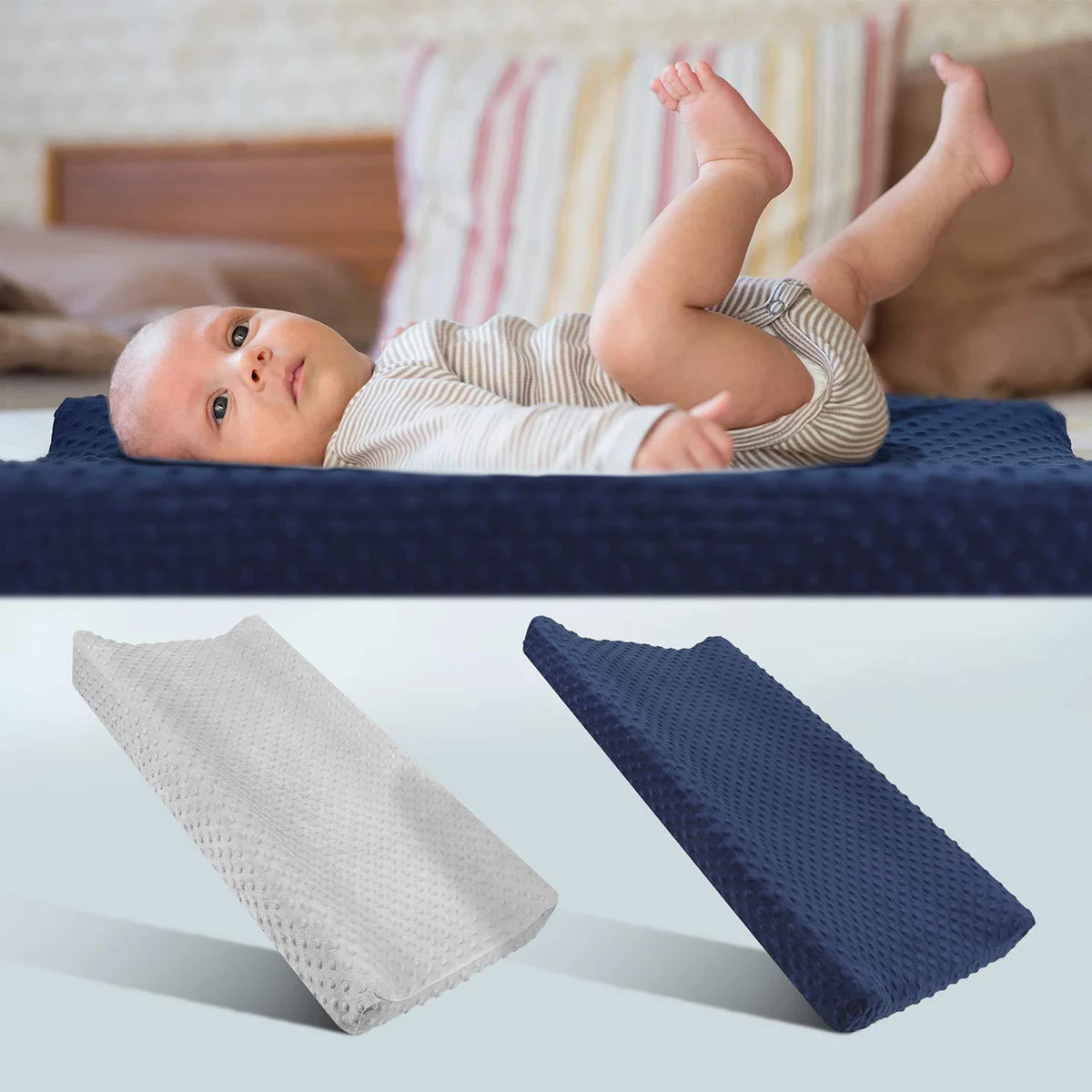 

New 32"x16"x4" Baby New Infant Diaper Changing Table Pads Covers Soft For Baby Cradle Bassinet Crib Bed Changing Table Pad Cover