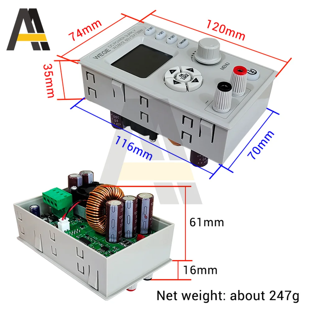 comunicacao wz6012 modulo de potencia kit 03