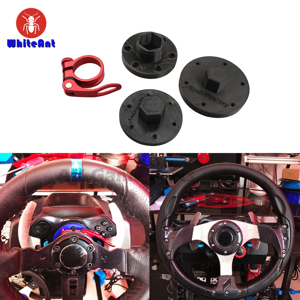 For Logitech G25 G27 G29 G920 Quick Release Steering Wheel Adapter