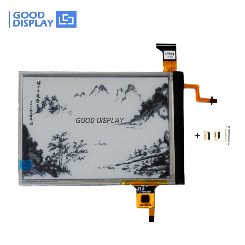 

6 inch 600X800 E-paper display with touchscreen and front light eink panel