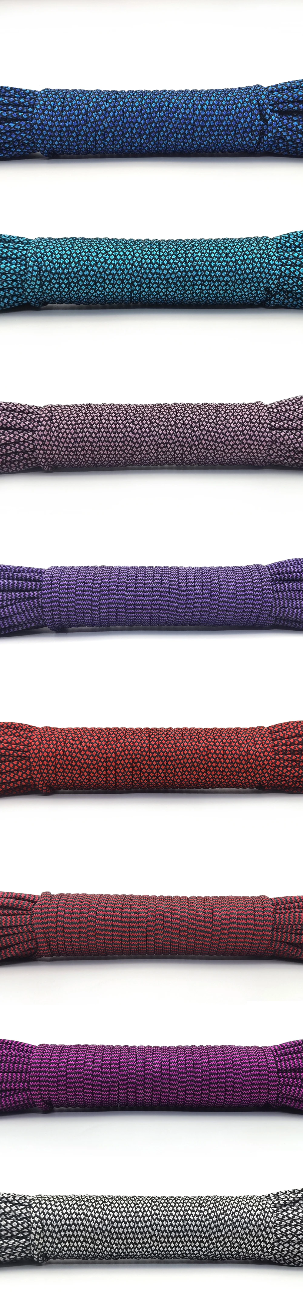 Paracord 550 Fallschirmschnur Lanyard-Seil Mil-Spec Typ III 7-Strang 100FT 31 Meter Kletter- Camping- Überlebensausrüstung – Detail 2
