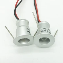 IP65 1W 12V dc 15mm мини светодиодный прожектор для шкафа лестницы стены точечного освещения CE RoHS