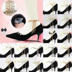 Модные женские туфли обувь на завязках на высоком каблуке и ремешком на щиколотке в виде буквы «цепи с кисточками обувь с украшением в виде