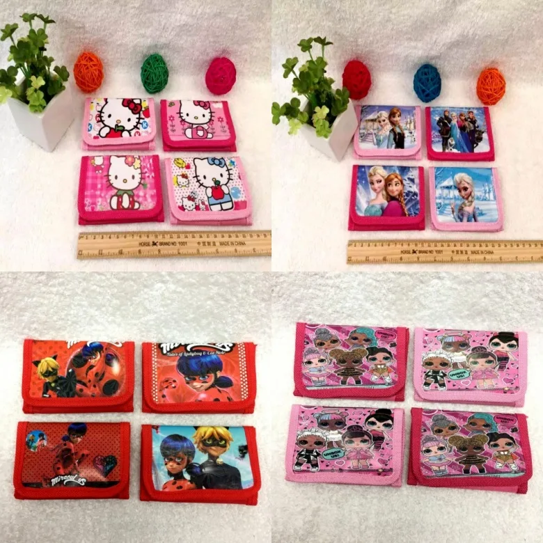 

Disney Frozen Aisha Princess Anna Cars Avengers Cartoon Wallet Coin Purse Children Save Money Gift wallet cute purse 12 servings