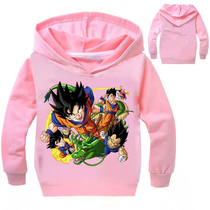 Kids Dragon Ball Hoodie Boys Girls Long Sleeve Casual Child Goku Hoodies Cotton Children Sweatshirts Pullover Sportswear Tops - Цвет: 6