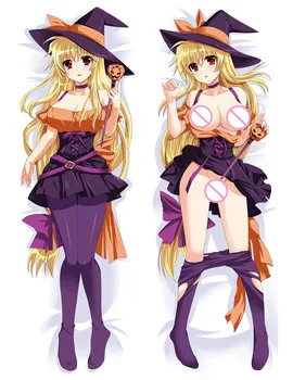 

Anime Magical Girl Lyrical Nanoha Body Pillow Cover Case Sexy Girls Pillowcases Peach Skin 2 Way Throw Otaku Pillow case
