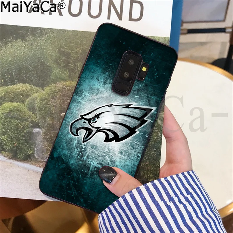 MaiYaCa Филадельфии орлы Новинка чехол для телефона Fundas Крышка для samsung S9 S9 плюс S10 S6 S6edge S10plus S7 S7edge S8 S8plus