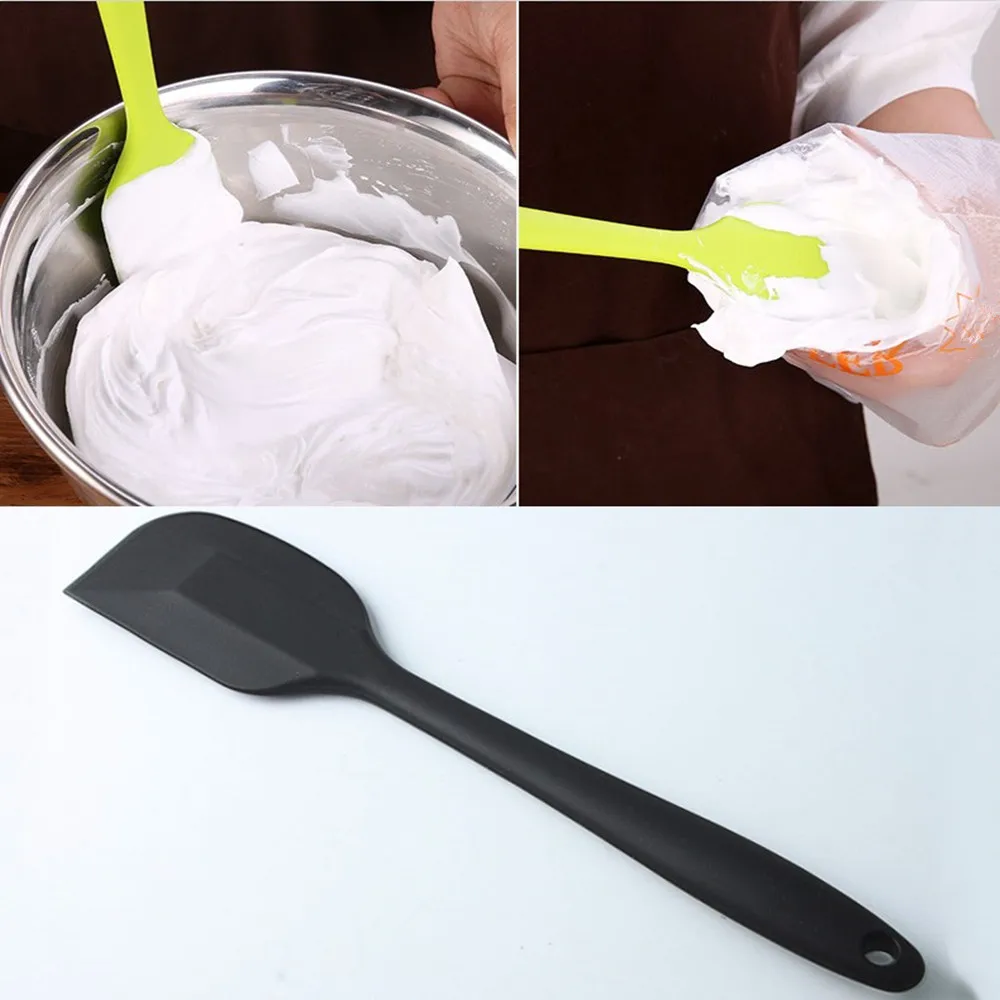 Silicone Spatula Baking Scraper Cake Baking Tool Food Grade Non Stick Spatula Butter Spoon Rubber Shovel Bakery Tools