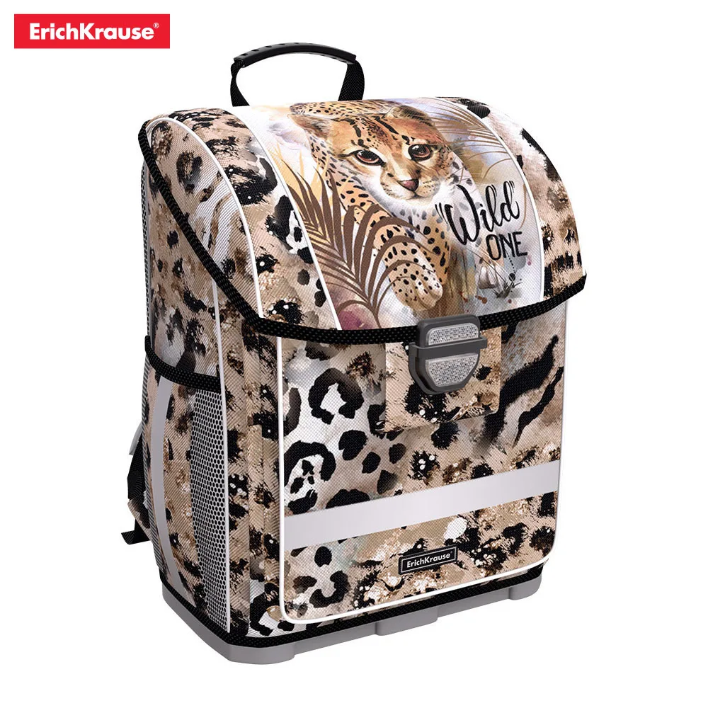 Ученический ранец с пластиковым дном ErichKrause ErgoLine 16L Music Fox Patchwork Sweet Love Wild