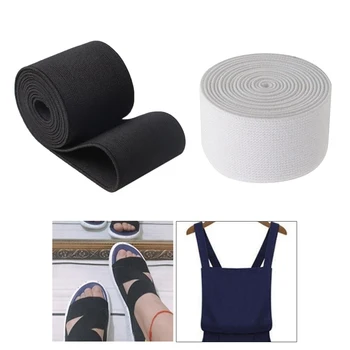 

2 Rolls 34 Yards Knit Polyester Elastic Band Headband DIY Stretch Webbing
