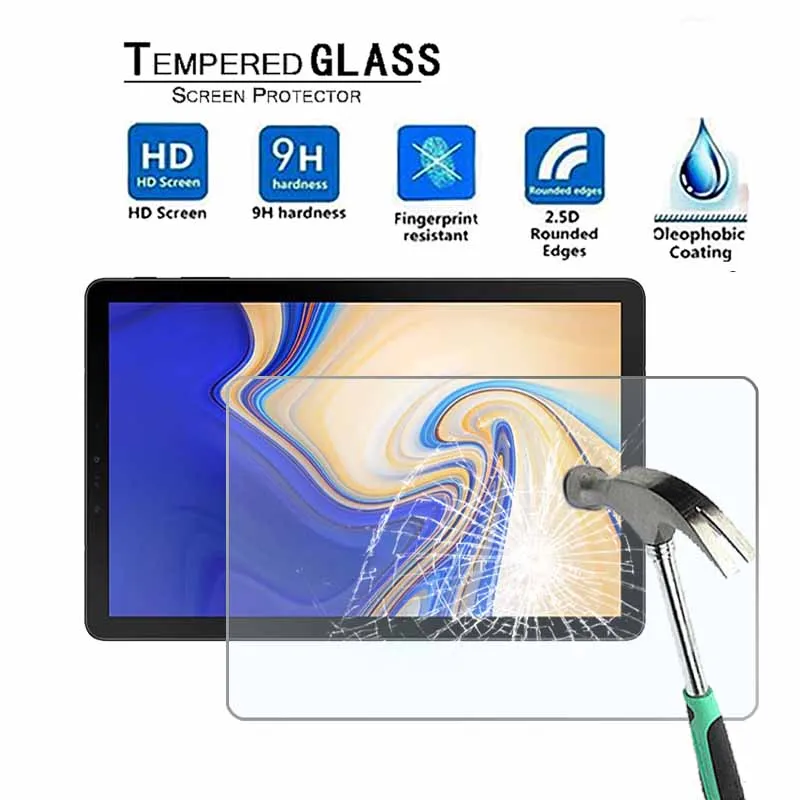 

For Samsung Galaxy Tab S4 10.5inch T830 T835 - 9H Premium Tablet Tempered Glass Screen Protector Film Protector Guard Cover