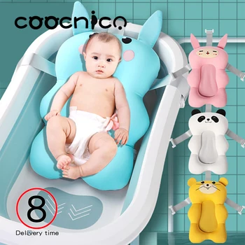 

Portable Baby Bath Air Cushion Bed Mat Sit Lying Bath Stand Tub Universal Bath Non-Slip Bathtub Mat Safety Security Bath Seat