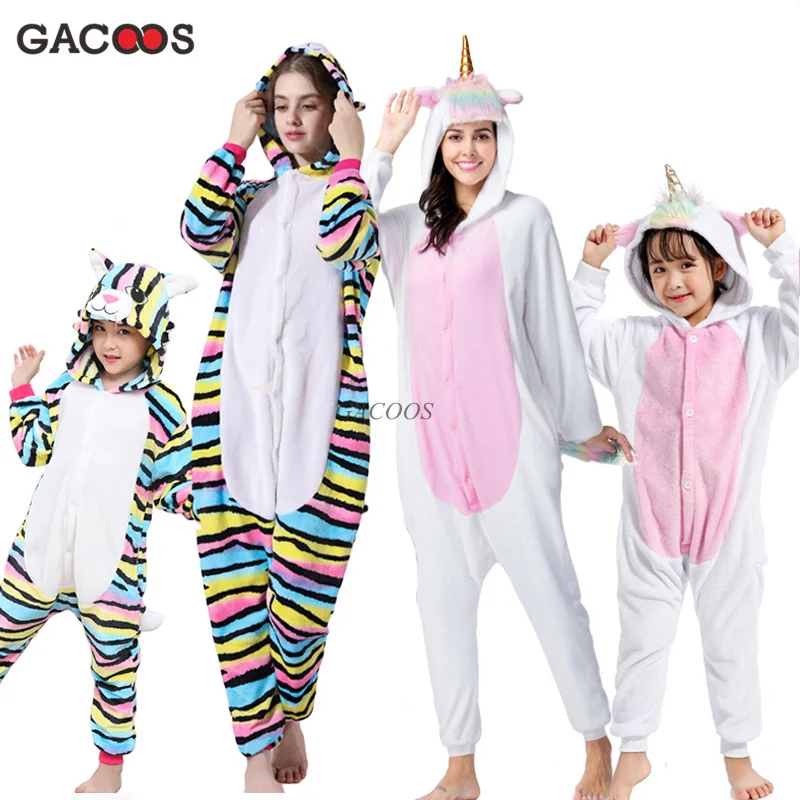Winter Girls Clothes Kids Unicorn Pajamas Kugurumi Cartoon Animal Licorne Onesies Sleepers Boy Christmas Party Costume Jumpsuit Winter Girls Clothes Kids Unicorn Pajamas Kugurumi Cartoon Animal Licorne Onesies Sleepers Boy Christmas Party Costume Jumpsuit