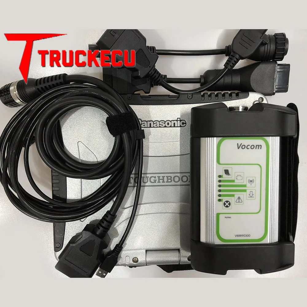 Диагностический инструмент V2.7 Thoughbook CF53 для Volvo VCADS volvo Vocom 88890300 renault Truck excavator Euro6 vocom