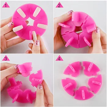 

Hard Tool Support Display Practice Personal Holder Fixing Salon Professional Training Seat Art Detachable DIY Nail Tip Frame