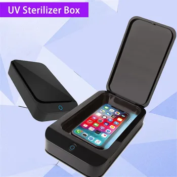 

UV Light Sanitizer Sterilizer Box For Face Masks Smartphone Tools Kills 99.9% Of Germs Anti Bacteria Sterilizer Boxes Smart Home