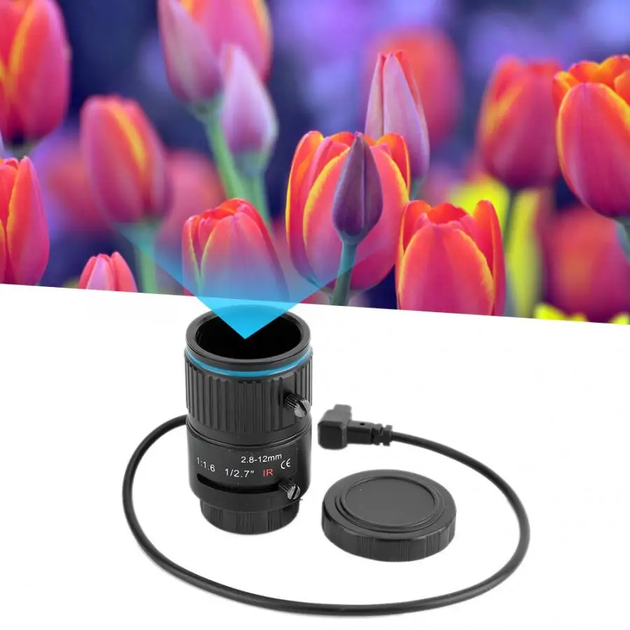 5MP HD Автоматическая диафрагма зум-объектив 2,8-12 мм фокусное расстояние для камеры видеонаблюдения