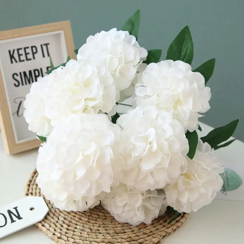 

10 cm in diameter and 10 heads to simulate fake flowers on the embroidery wall of Bundle Chrysanthemum Wedding Road