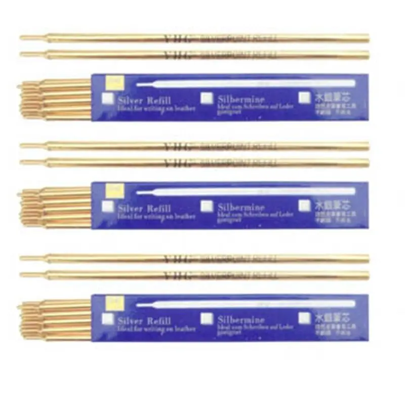 SilverRefillPenForLeatherMarkingHideMarkerRefillSilverPenFor