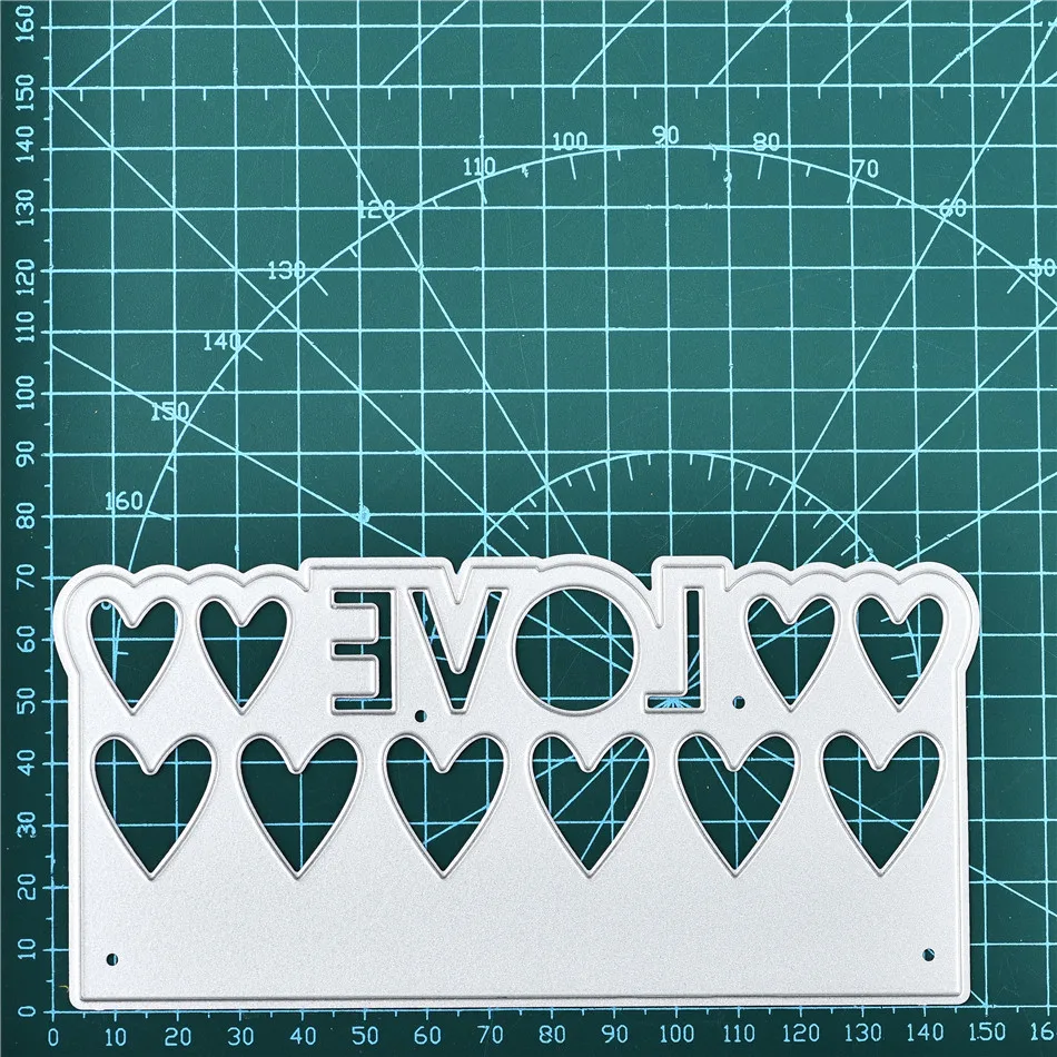 

Naifumodo Love Border Metal Cutting Dies for Card Making Scrapbooking Dies Embossing Stencil Craft Frame Dies Lace Cutting Dies