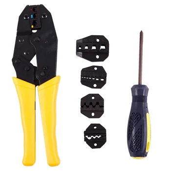 

Crimping Pliers Cables + Screwdrivers Pliers Crimp for Cable Crimps Black