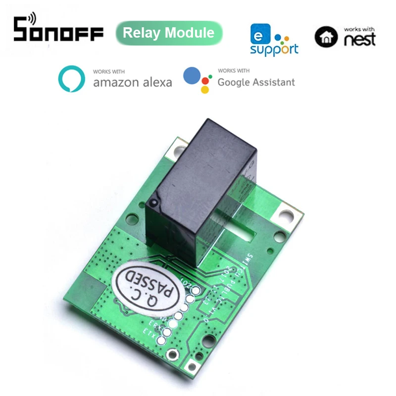 SONOFF relay module RE5V1C Switch Wifi Smart Switch 5V DC Wireless Switches Inching/Selflock Working Modes APP/Voice/LAN Control smart switch