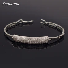 Африканское модное высококачественное серебро браслеты дизайн с модным фианитом браслеты ювелирные изделия для женщин