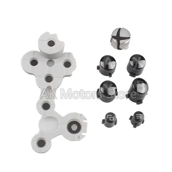 

For X-box One Elite S1 1698 1537 1697 ABXY View Menu Buttons Pad A B X Y Power Face Buttons & Button Contact Pad Set