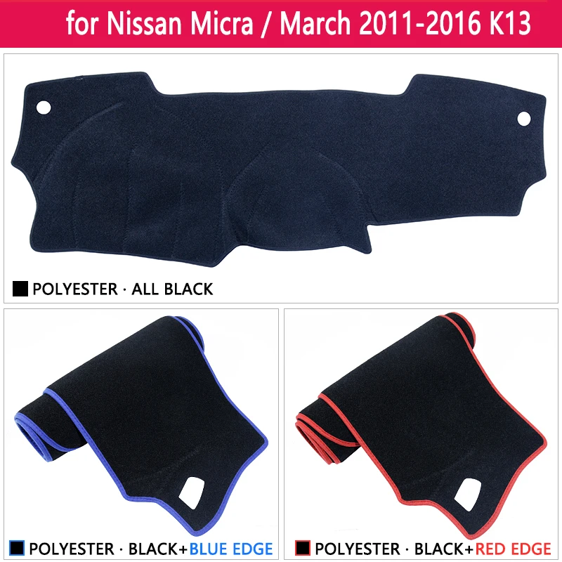 Для Nissan Micra March K13 2011 2012 2013 Противоскользящий коврик для приборной панели Защита от солнца Dashmat автомобильные аксессуары коврик