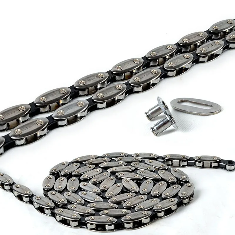 Fixed Gear Chain Single Speed Rust-proof Olives Bicycle Chain 100 Links