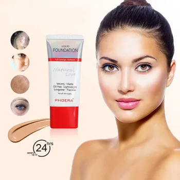 

10 colors matte velvet water proof long lasting liquid foundation sun block oil control make up base concealer makeup cosmetics