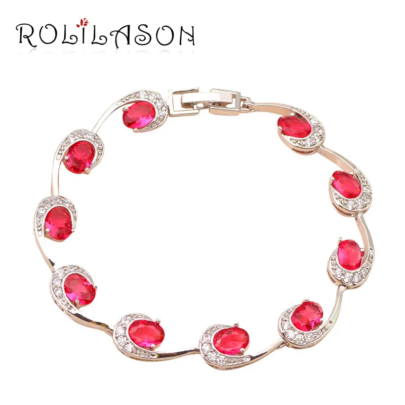 Креативный дизайн, браслеты из розового циркония с кристаллами для женщин, посеребренные самые популярные стильные модные ювелирные изделия TB553