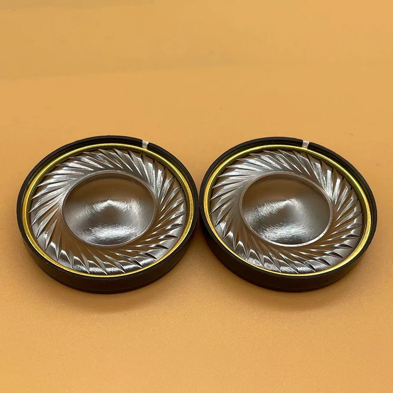 티타늄 다이어프램 헤드폰 스피커 유닛, 저주파 HIFI 드라이버, 풀 레인지 스피커, 32 Ohm, 2 개, 40mm