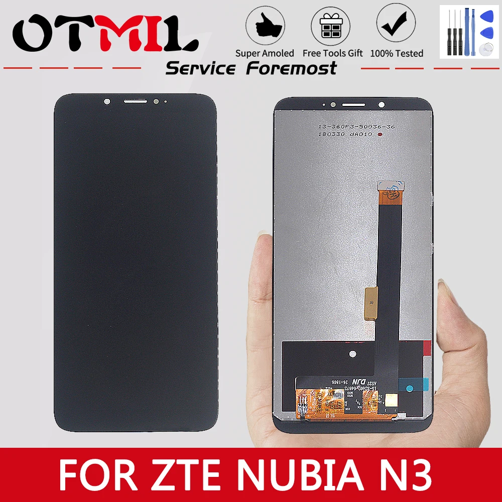ЖК дисплей 6 01 дюйма для ZTE Nubia N3 сенсорный экран дигитайзер NX608J NX617J замена