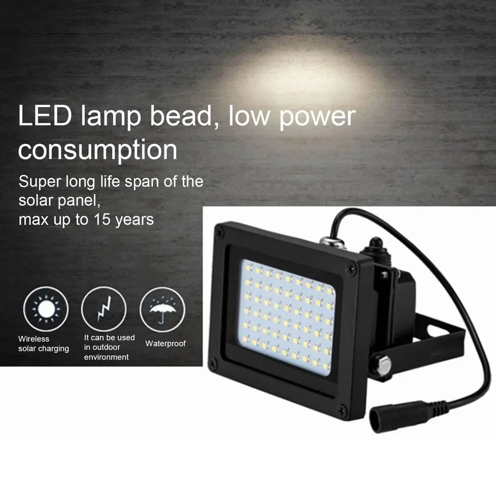 

ICOCO 54 LED Solar Power Light Sensor Light Eco-friendly Outdoor Garden Lawn Street Security Lamp Light Waterproof IP64