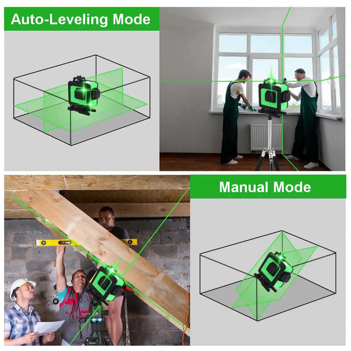 laser verde auto-nivelamento 360 horizontal vertical cruz