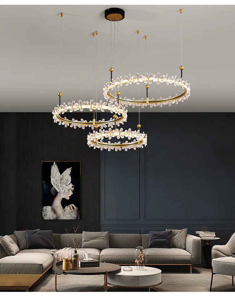 mini chandelier Nordic Decorative Chandeliers For Living Room Bedroom Kitchen Modern Home Decor Luxury Gold Leaves Kitchen Lighting Gold Lustres led chandelier