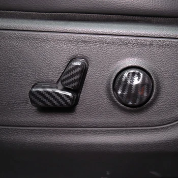 

For Dodge Ram 1500 Classic 2019 2020 Carbon Style Seats Adjustable Buttons Cover Trim Sticker Car Styling