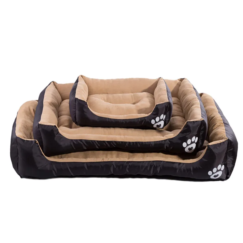 WHPC-cama cálida para perros, cama impermeable suave para mascotas, casa lavable, camas para gatos, perrera para cachorros, regalo de Navidad