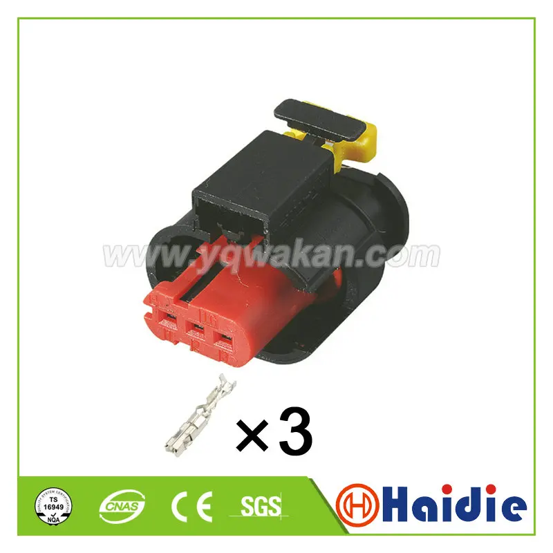 Бесплатная доставка 2 комплекта 3 контактный автомобильный жгут проводов