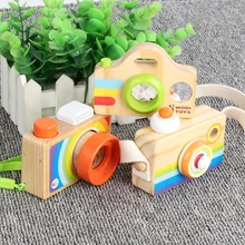 

Cute Baby Toys Mini Hanging Wooden Camera Photography Toys for Kids Montessori Toy Gift Children Gift Room Decor DIY Presents