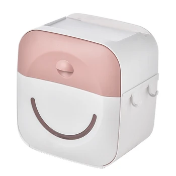 

Waterproof Toilet Paper Holder Shelf Tissue Box Plastic Toilet Paper Tray Roll Paper Tube Storage Box Double Layer Organizer