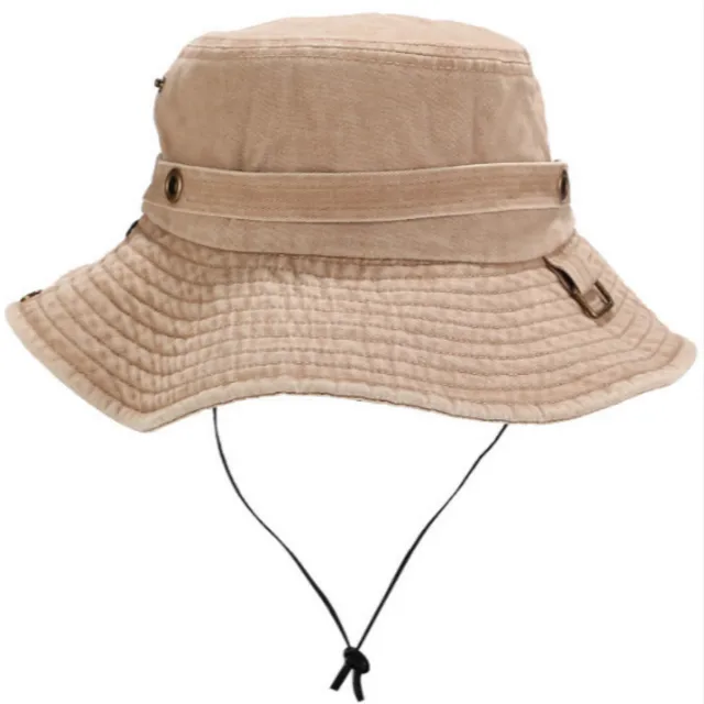 sports bucket hats with string