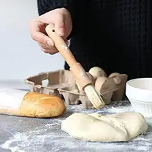 Натуральная щетина Кондитерская щетка с деревянной ручкой для выпечки формы для выпечки инструмент для выпечки