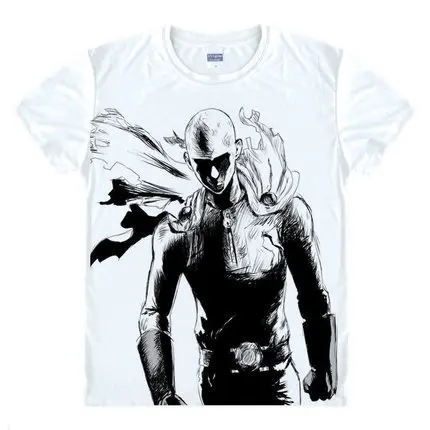 2 Футболка one punch man, аниме, один удар, человек-герой Сайтама оппай, Футболка One Punch-Man Genos, футболка для брата, новая модная футболка - Цвет: 2