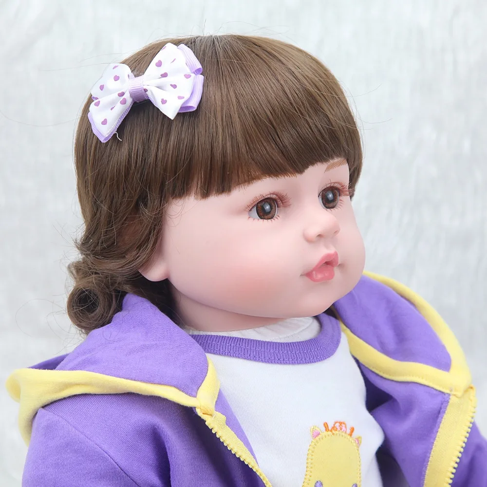 23 ''Beibei кукла-спасатель, силиконовая кукла, регенерация в живую,, ручная работа, Реалистичная силиконовая кукла, игрушка, повседневная, для коричневых волос, для малышей