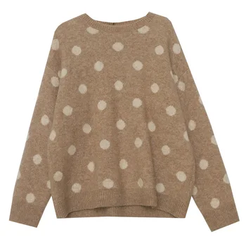 

Women Slim Knit Basic Tops Autumn Gray Winter Sweater Women Long Sleeve Pullover White