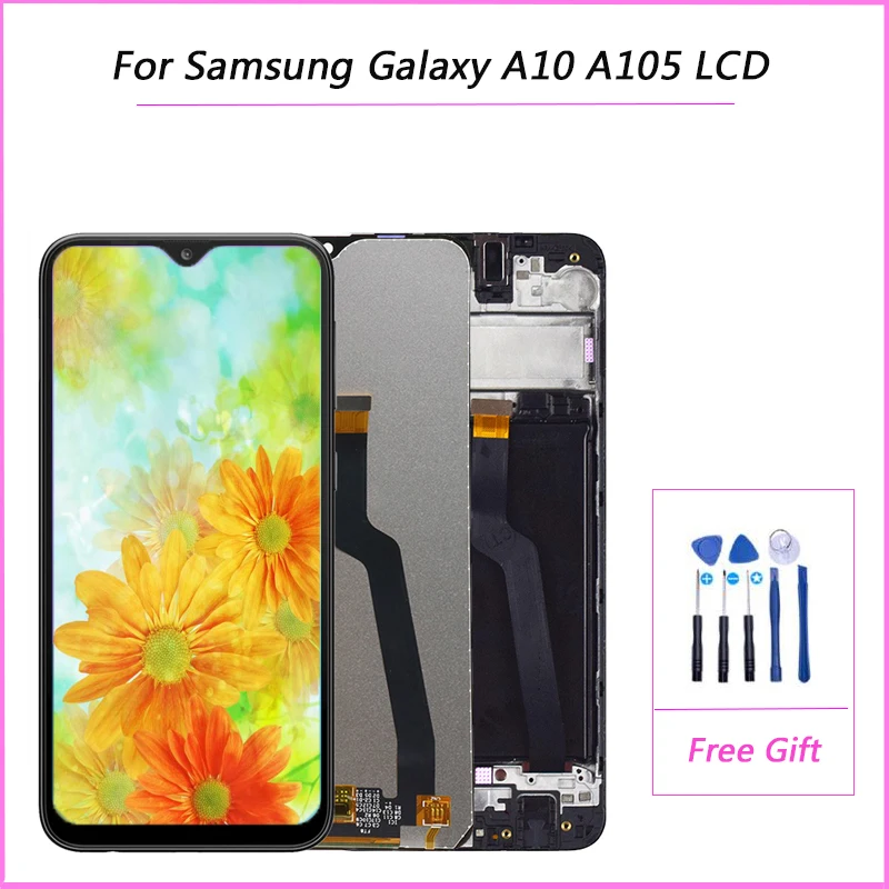 Для SAMSUNG GALAXY A10 ЖК дисплей кодирующий преобразователь сенсорного экрана в сборе с