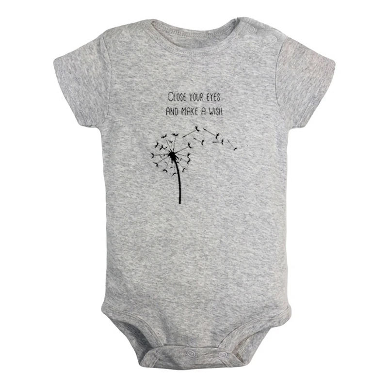 JcBaby1445GD Рисунок гор закройте глаза и загадайте пожелание; Одежда для новорожденных мальчиков и девочек; комбинезон с принтом; боди для младенцев; одежда - Цвет: JcBaby1445GD